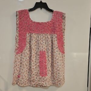 J. Marie Floral Sleeveless Top